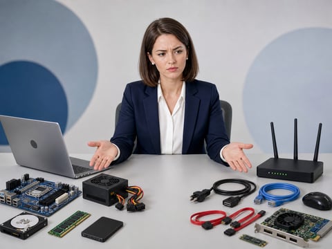 IT consultant managing a ServiceNow CI class change safely, illustrating controlled reclassification of a network configuration item